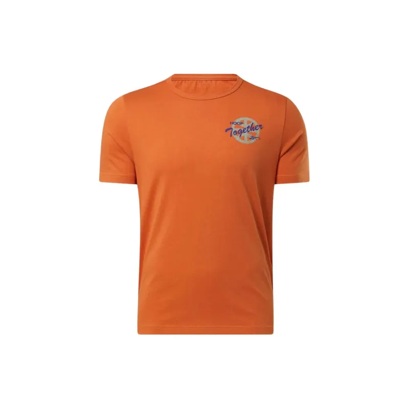Reebok BB BASKETBALL AAWH HOOP T T-Shirt Men's Orange-1