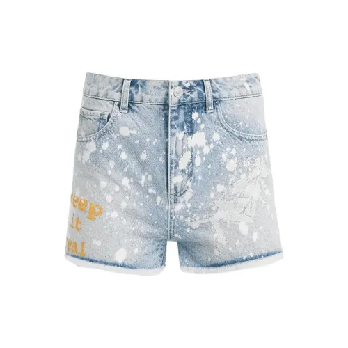 GUESS Denim Shorts Women's Light Blue