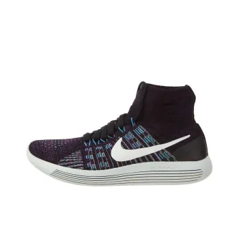 Nike Lunarepic Flyknit Black Summit White Fire Pink Women's