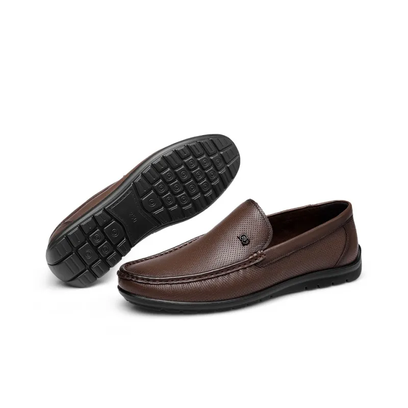Strongman 3515 Genuine Leather Shoes Breathable Soft Sole Business Shoes Men's-9