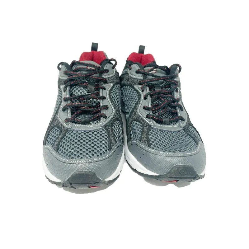 FILA Durable Breathable Low Top Running Shoes Men's Gray-3