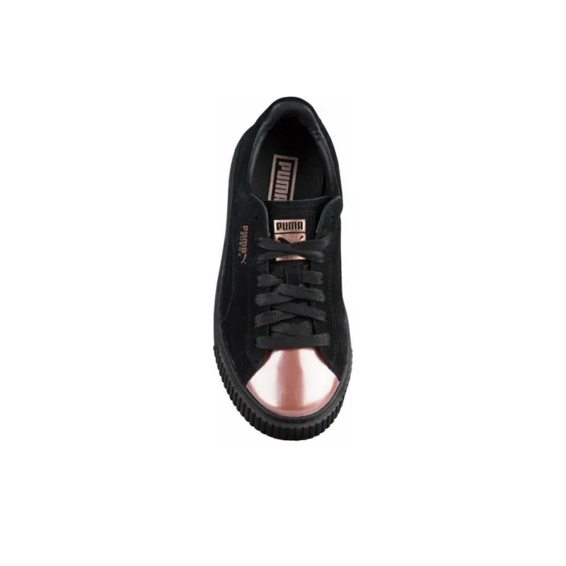 PUMA Suede Platform Rose Gold Women's-3