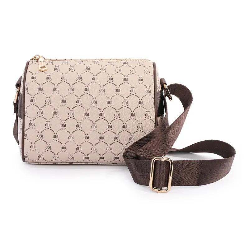 Dubaolu Microfiber Synthetic Leather Shoulder Bag Crossbody Bag Regular Women's Apricot-5