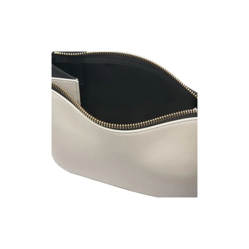 JIL SANDER Leather Crossbody Bag, Shoulder Bag Women's Black & White-3