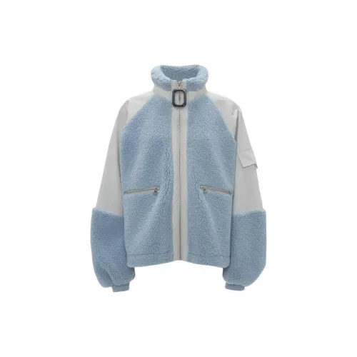 JW Anderson Velvet Jackets Women's Light Blue