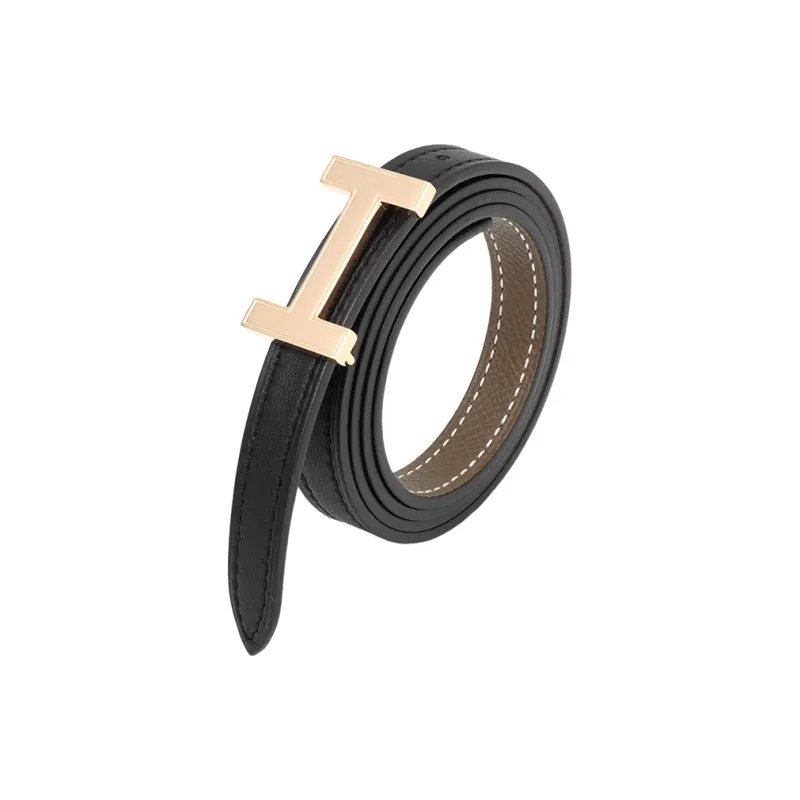 HERMES Focus Leather Belts Unisex-3