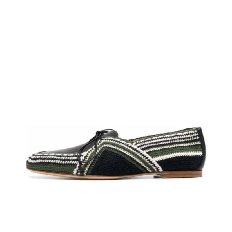 GABRIELA HEARST Hays Casual Single Shoes Women's Black Green White-0