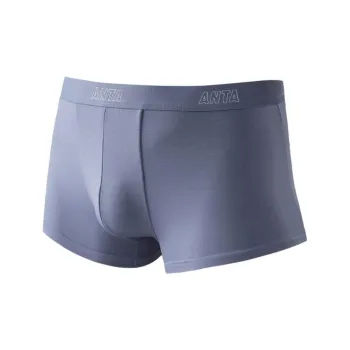 Anta Life Collection Underpants Men's 1 Pack Light Charcoal Gray
