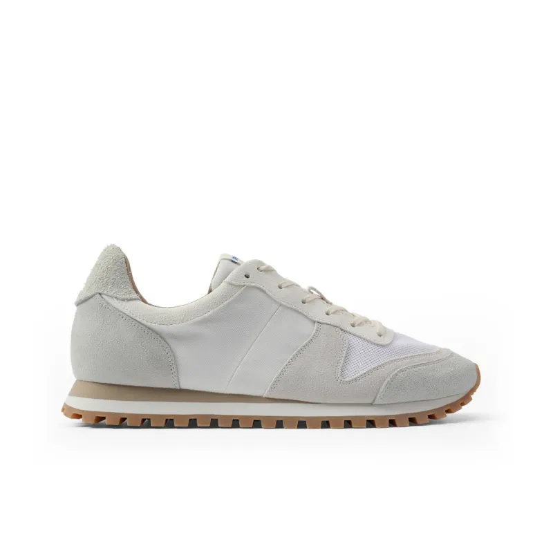 PANE Pace Nostalgia Model Isle Cloud Anti Slip Wear Resistant Low Top Casual Shoes Unisex White Gray-1
