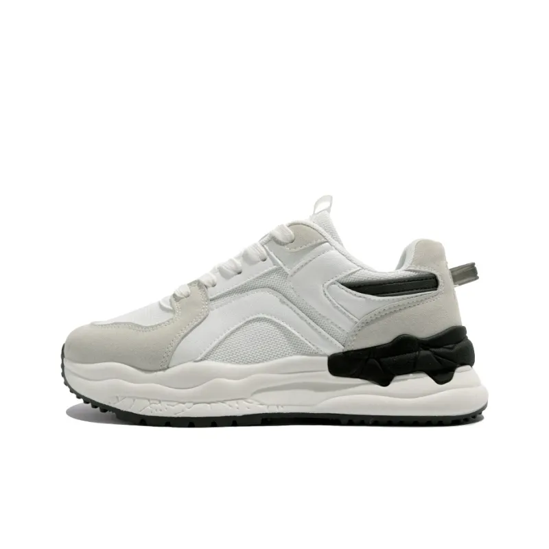 TUOPIN Slip Resistant Breathable Lightweight Low Top Casual Shoes Women's White Black-0