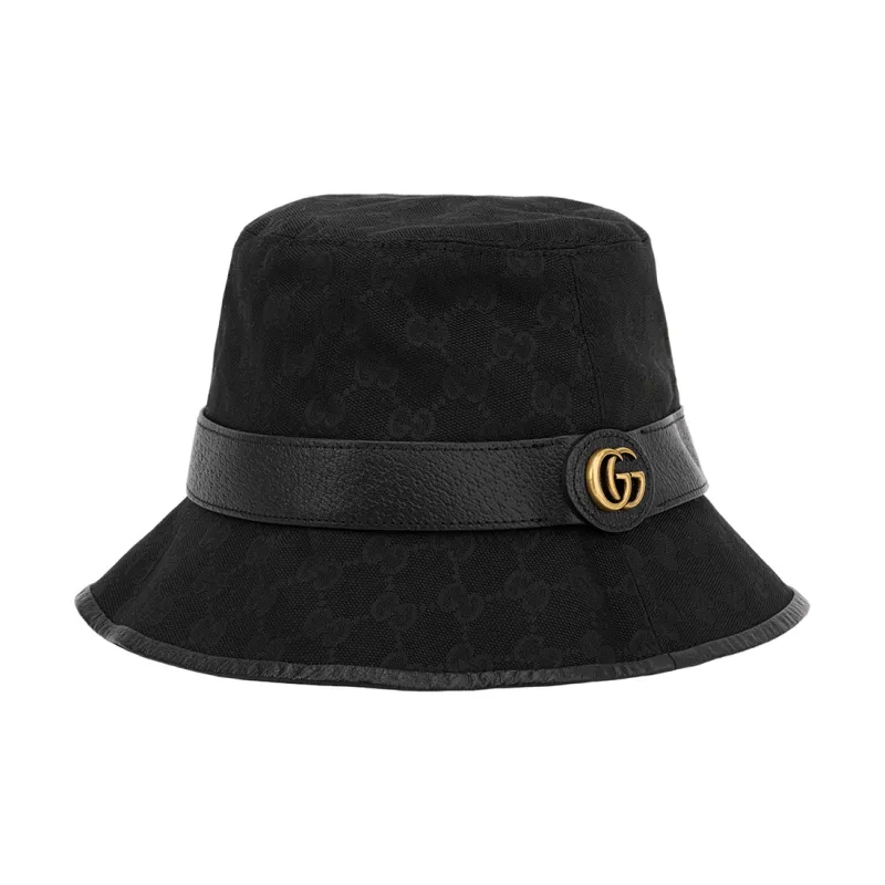 GUCCI Gg Canvas Bucket Hat With Double G-4