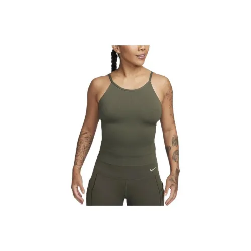 Nike Tank Tops Women's Olive Green