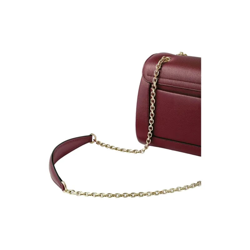 CARTIER PANTHÈRE Calfskin Shoulder Bag, Crossbody Bag Trumpets Women's Burgundy-3
