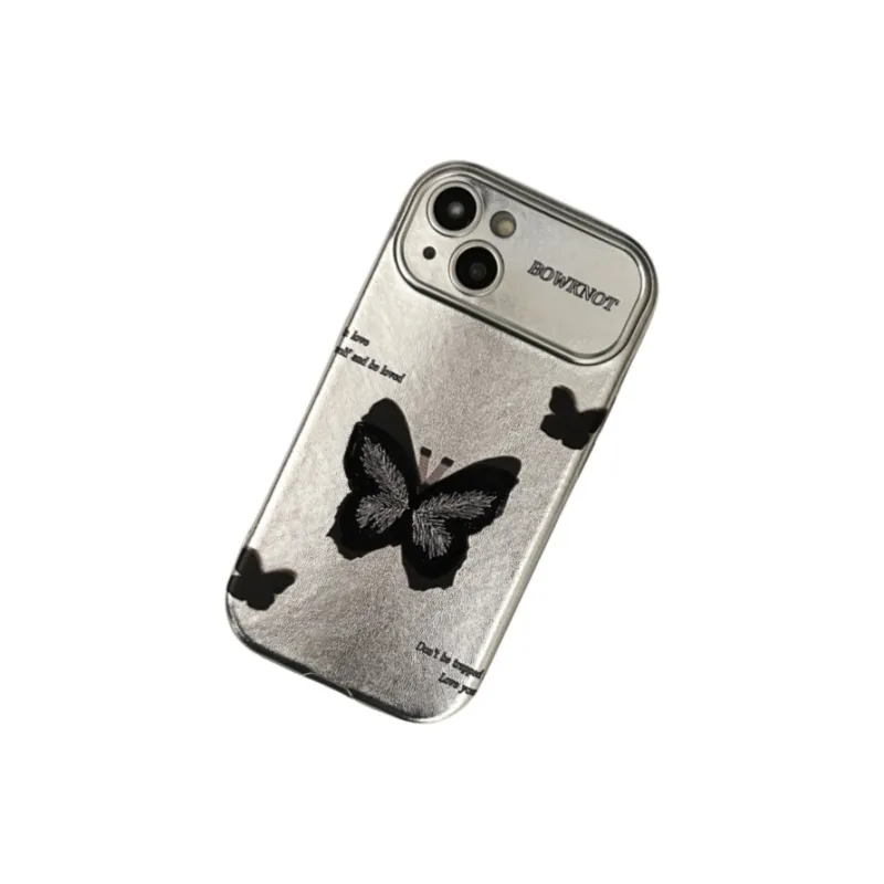 SHANGHUI TPU Material English Butterfly Phone Cases Compatibility IPhone12/13/14/15/Pro/Ma-8