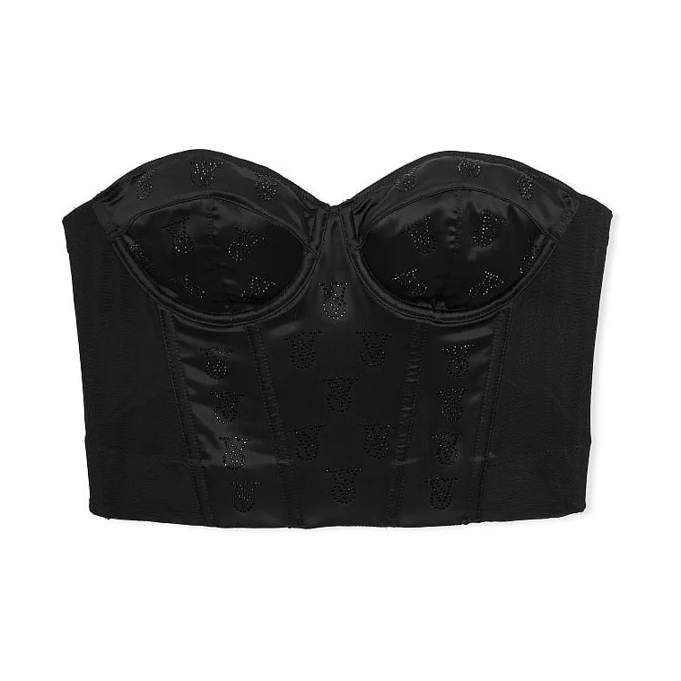 Victoria's Secret Strapless Bra Women's Black-0