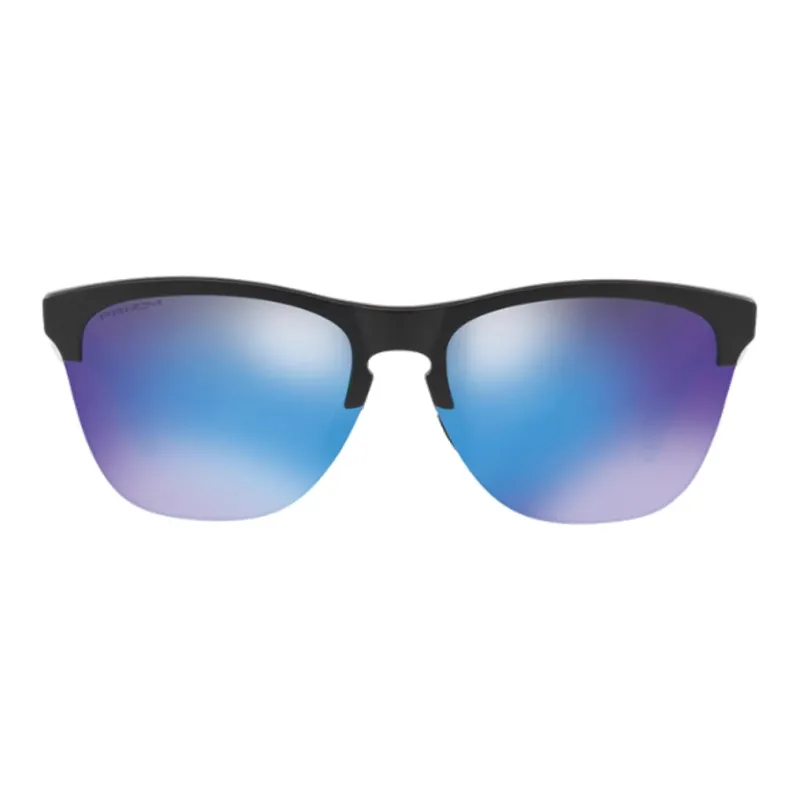 Oakley TR/Memory Plastic Irregular Shape Sunglasses Unisex Black-1