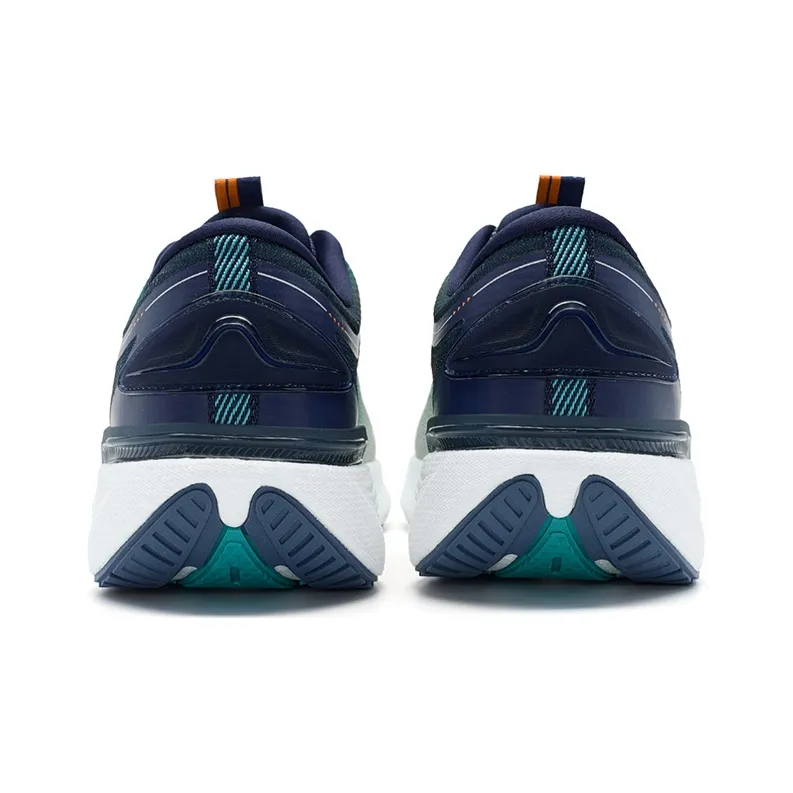 China Post x XTEP Low Top Running Shoes Men's Lunar Stone Gray/Gray Indigo Blue-2