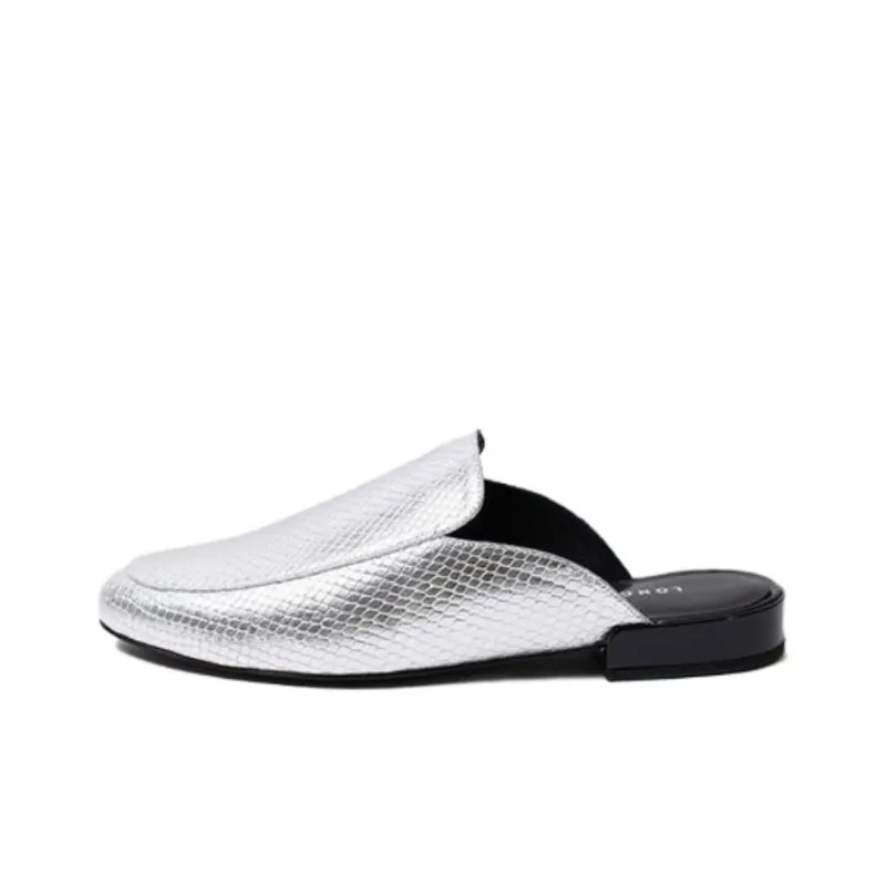 LONGCHAMP Closed Toe Slippers Women's Silver-0