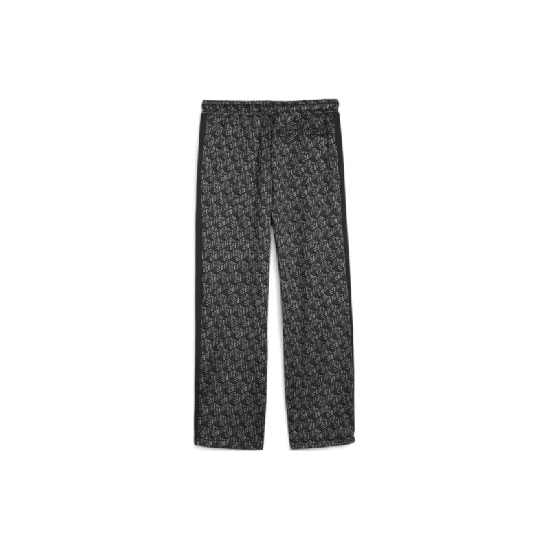 PUMA T7 AOP Straight Track Pants PT Knitted Sweatpants Men's Black-1