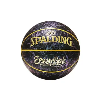 SPALDING PU Basketball Black Gold Size 7 Competition Unisex