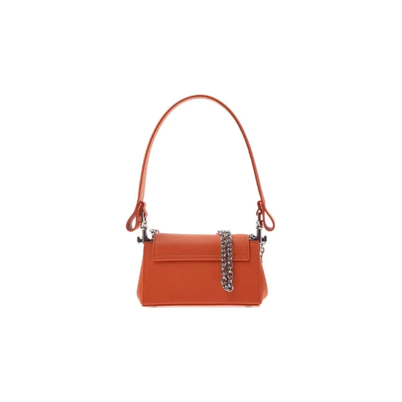 Vivienne Westwood Cow Leather Crossbody Bag Shoulder Bag Set Women's Orange-2