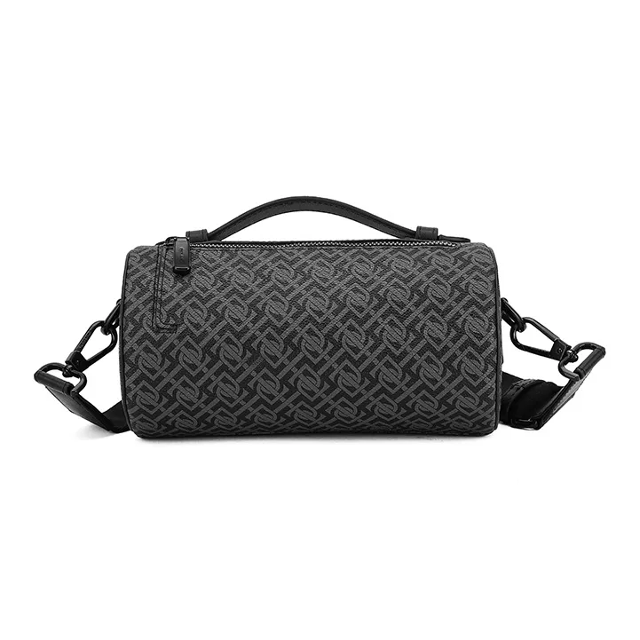 PIERRE CARDIN Pvc Pillow Bag Shoulder Bag Regular Men's Gray-3