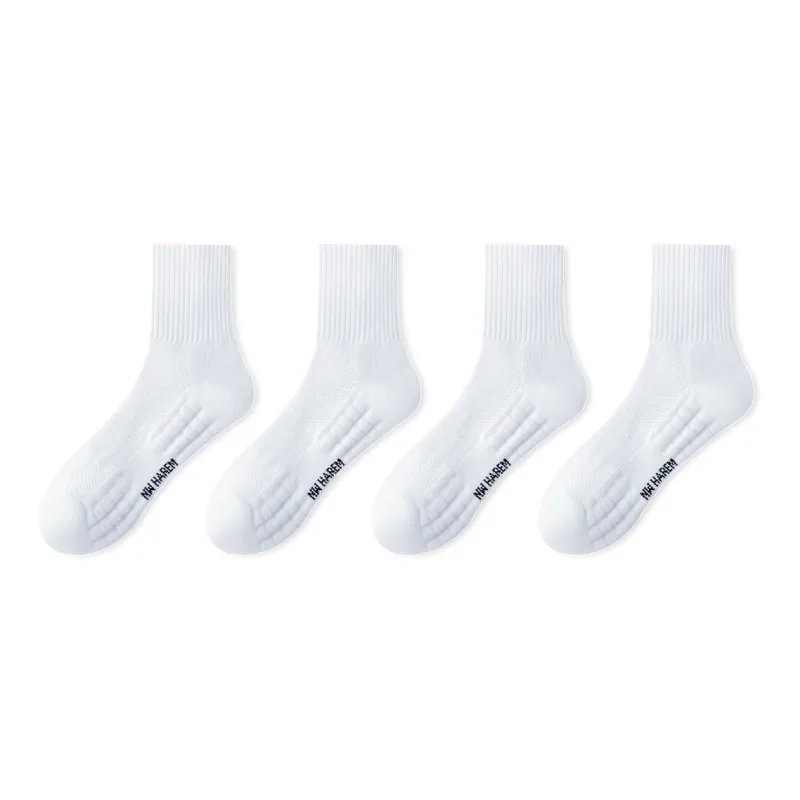 LUOLIAN Mid Calf Socks Men's 4 Pack-24