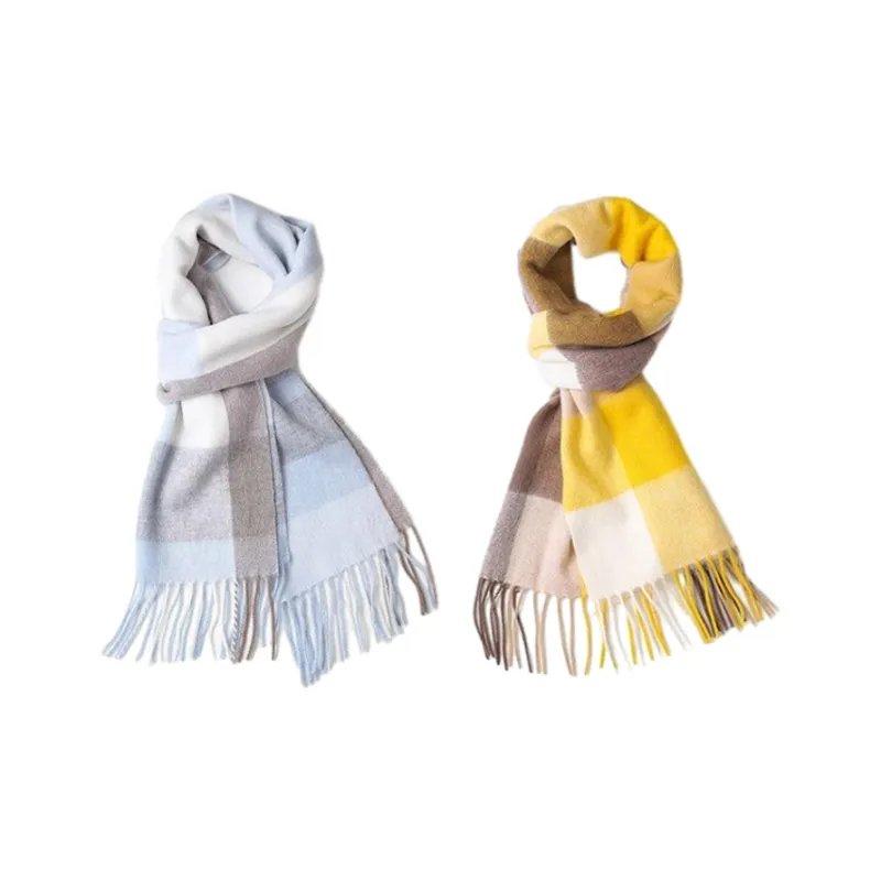 ACUC Pure Wool Knit Scarves Unisex-10