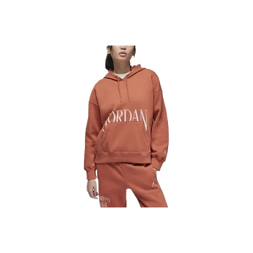 Jordan Sweatshirts Women's Ash Peach Pink