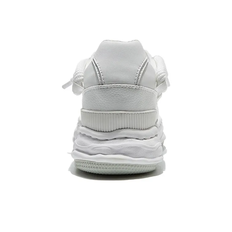 DVO Abrasion Resistant Slip Resistant Low Top Stylish Skateboarding Shoes Unisex White-2