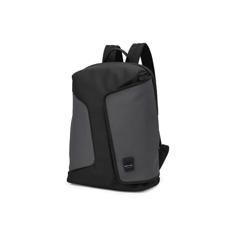 PIERRE CARDIN Fabric Backpack Large Size Unisex Black-2