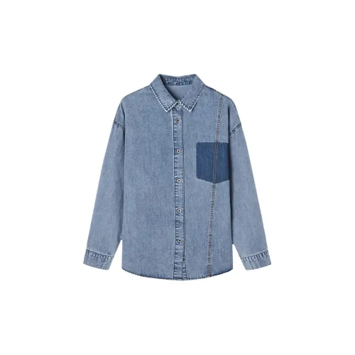 Dme Shirts Women's Denim Blue