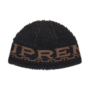 Supreme Sherpa Logo Beanie