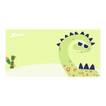 XTEP Ink Mirror Long-Necked Dragon Cartoon Bath Towel Quick Dry Absorbent Polyester Kids'