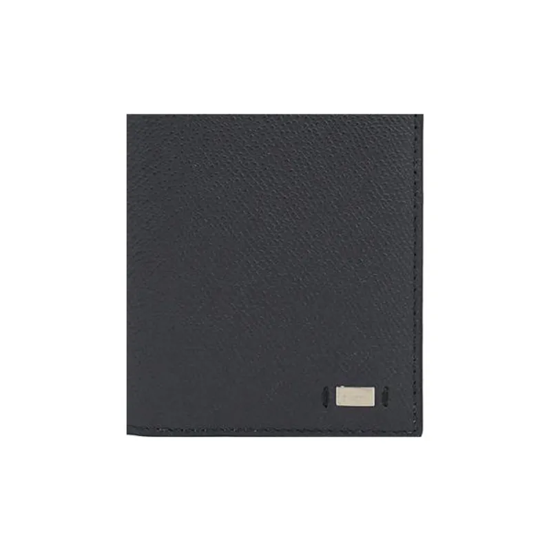 BALLY Cow Leather Coin Purses Wallets Men's Black-5