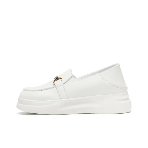 Help Loafers Women's Low Top White