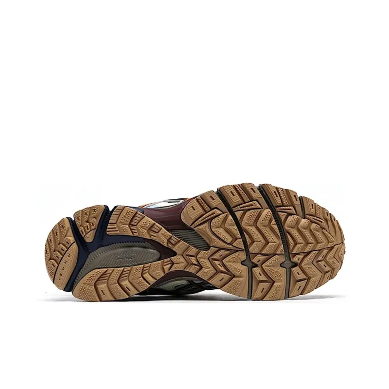 Asics Gel Kahana 8 Anti Slip Wear Resistant Breathable Coverage Support Low Top Running Shoes Men's Blue Brown-5