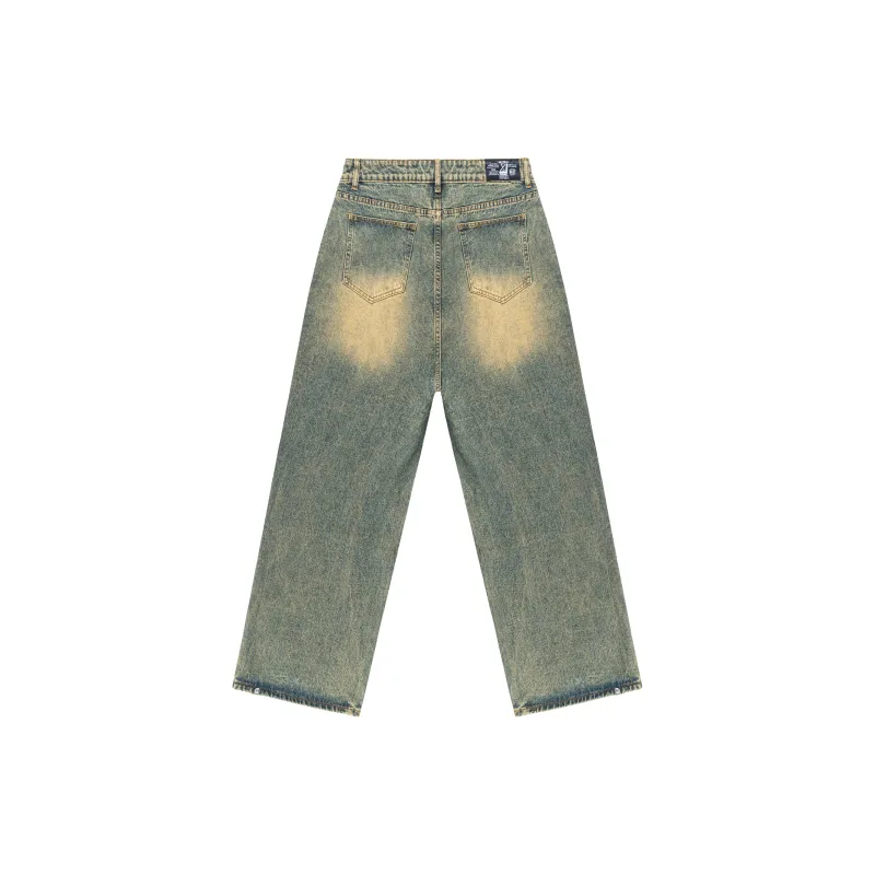 XINYINSU Jeans Unisex Dark Blue-1