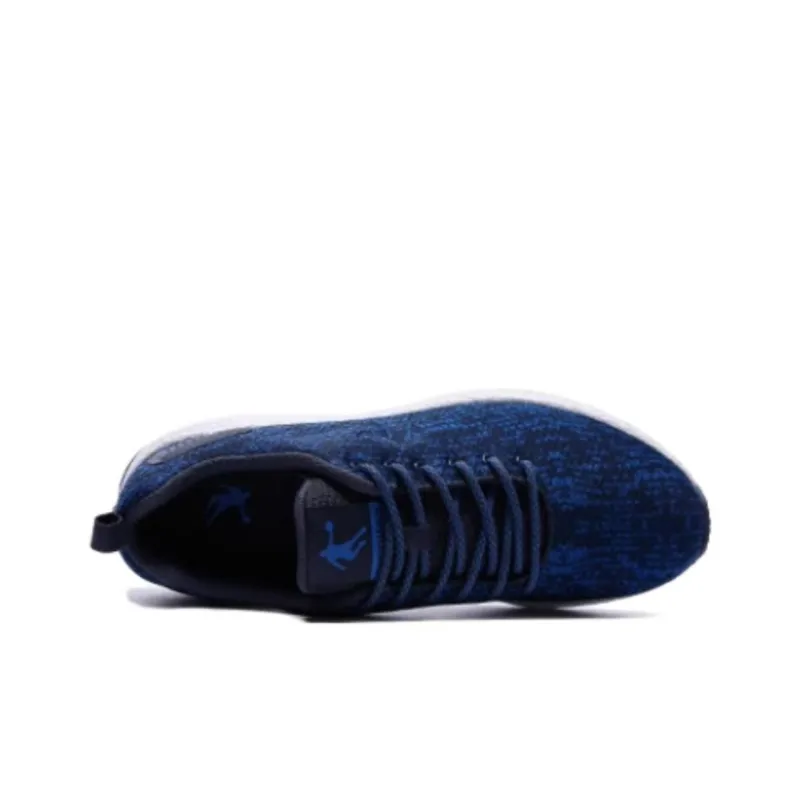 QIAODAN Anti Slip Wear Resistant Low Top Running Shoes Men's Teal-2