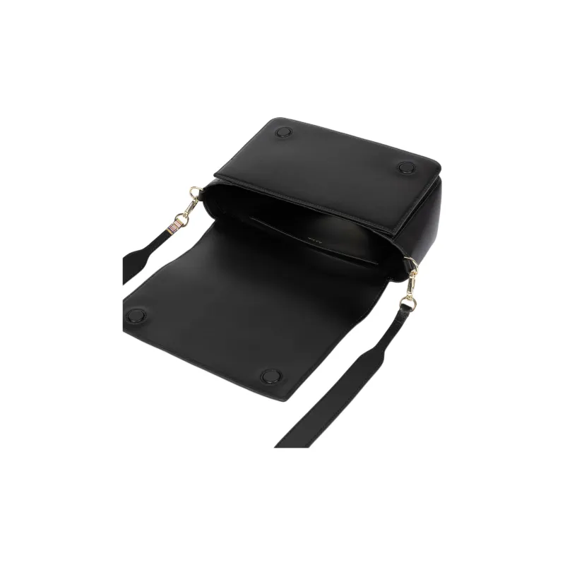 Paul Smith Leather Flap Crossbody Bag Women's Black-2