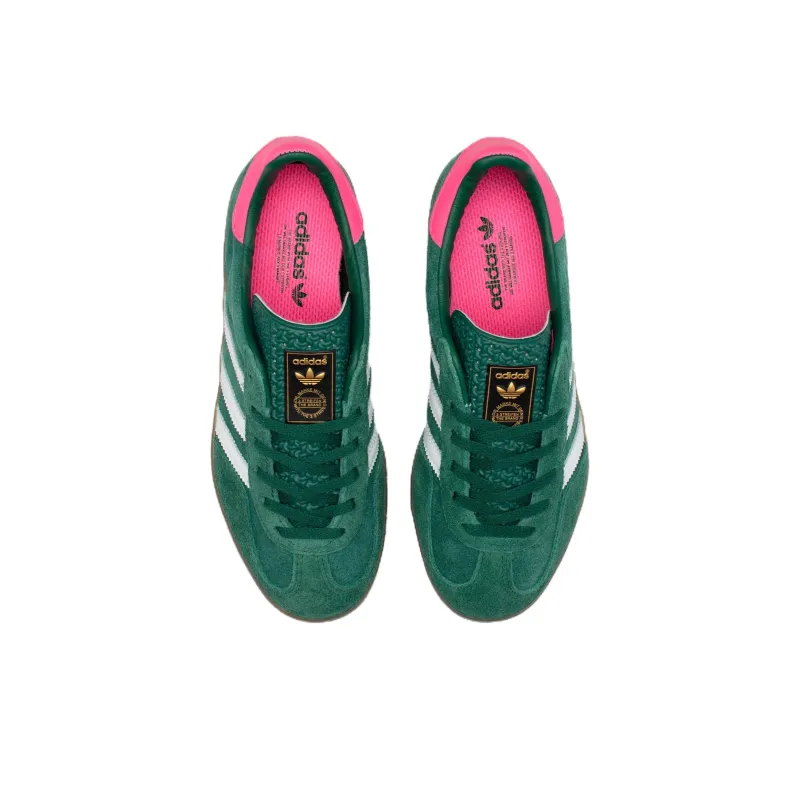 Adidas Originals Gazelle Indoor Collegiate Green Lucid Pink Women's-4