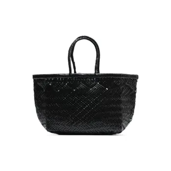 Dragon Diffusion Triple Jump Woven Leather Tote Bag