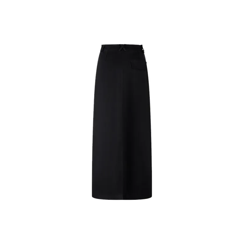THE SEA LIFE Casual Long Skirt Women's Black Mage-1