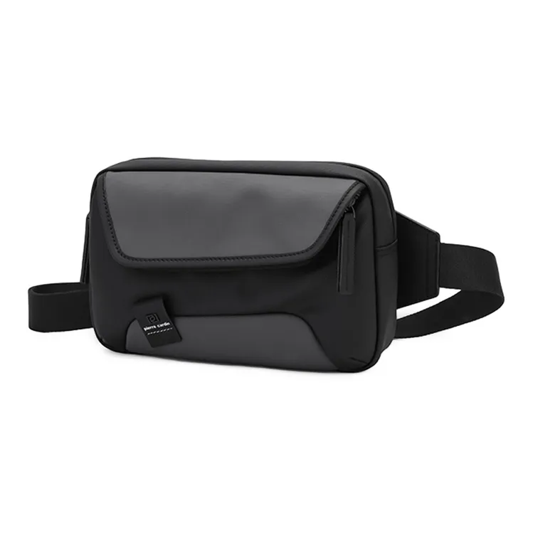 PIERRE CARDIN Fabric Shoulder Bag Tubas Men's Black-2