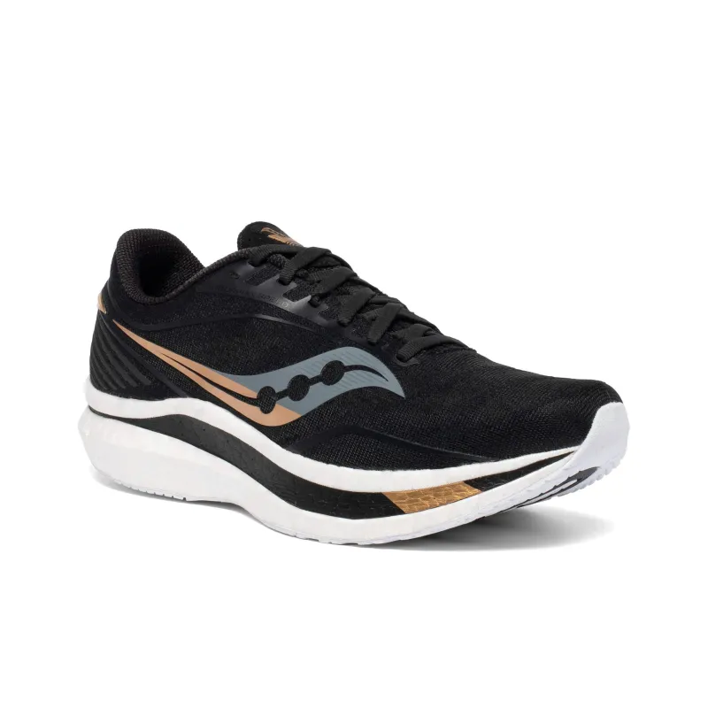 Saucony Endorphin Speed 1 Non slip Lightweight Low Top Running Shoes Men's Black Gold-2