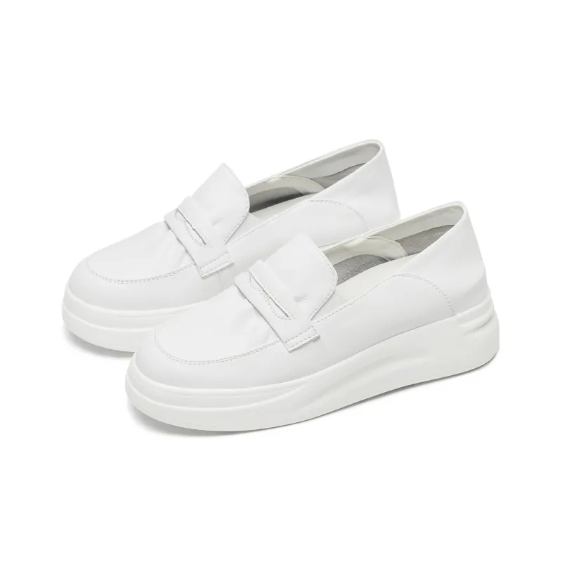 Help Loafers Women's Low Top White-2