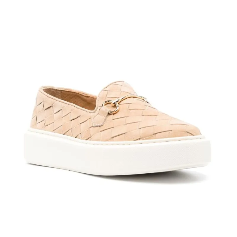 Henderson Baracco Tina Braided Suede Loafers Women's-2
