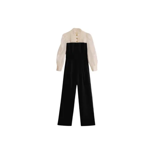 OBBLIGATO Jumpsuits Women's Black/White