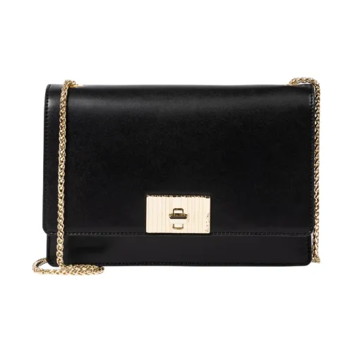 Paul Smith Soft Grained Leather Evening Party Bag Shoulder Bag Crossbody Bag Women's Black