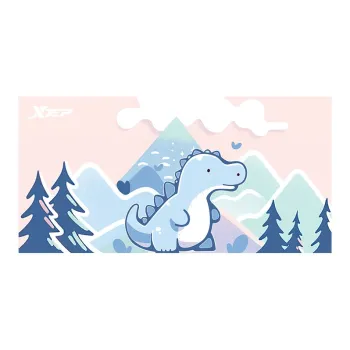 XTEP Snow Mountains Dinosaur Cartoon Pattern Bath Towel Absorbent And Quick Dry Kids'